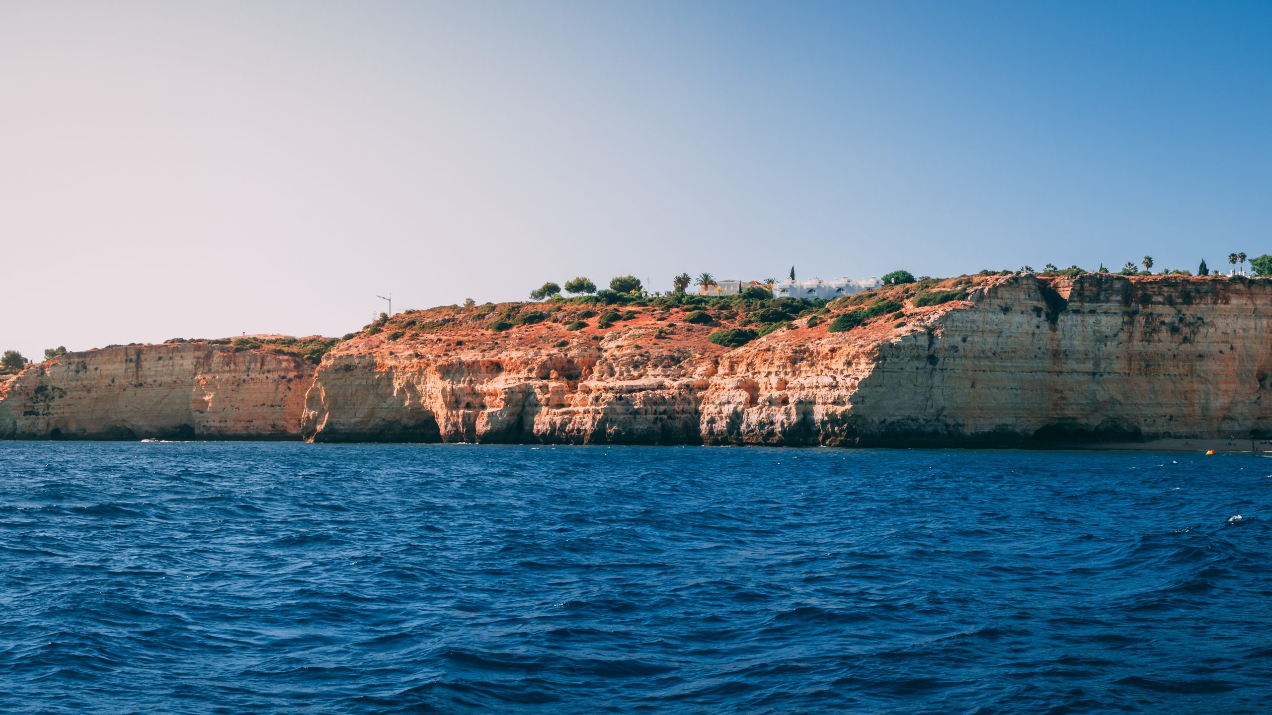 A beautiful shot of the Algarve Coast in Portugal